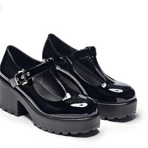 KOI Footwear SAI BLACK MARY JANE SHOES 'PATENT EDITION Size: US:10 EU: 41. UK:8